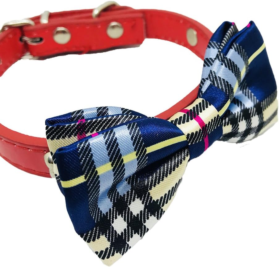 PET SHOW Pet Small Dogs Collar Embellishment Attachment Bow Ties Puppies Cats Collar Charms Accessories Slides Bowties for Birthday Wedding Parties Assorted A Style Assorted B Styles Pack of 5