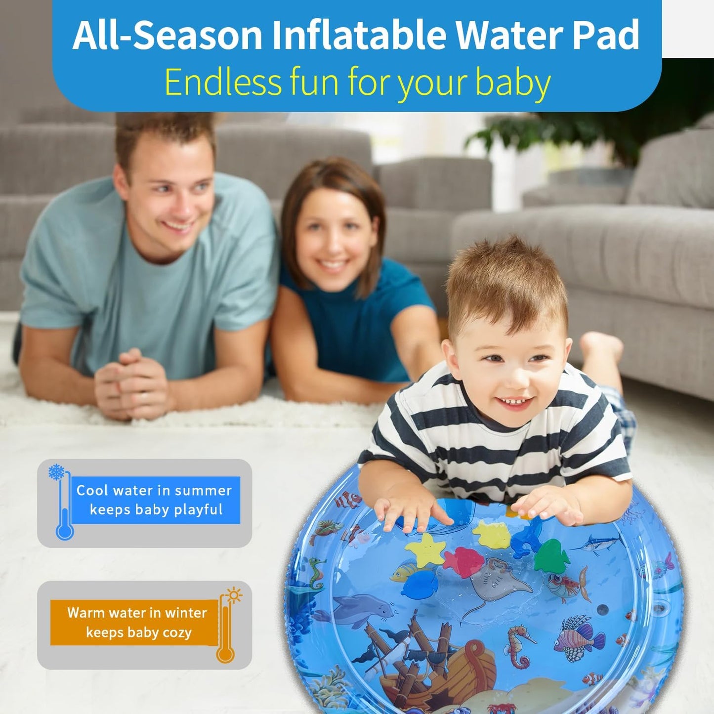 cat Cold pad, Portable Water-Filled cat and Dog, Interactive cat Toy, Suitable for All Kinds of Pets, Keeping Your Pets Cool in Summer