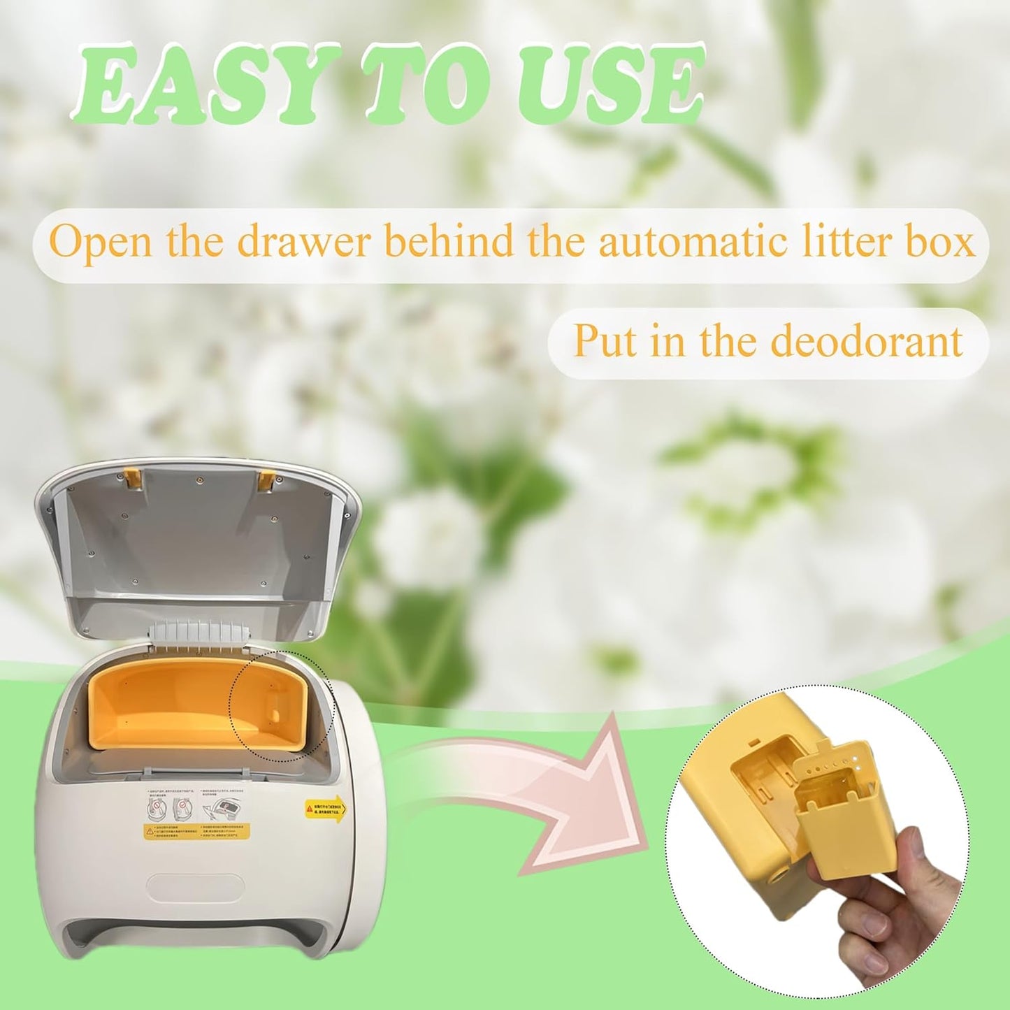 NewKe 10 Pack Pet Odor Eliminator for Meowant Self-Cleaning Cat Litter Box, Cat Litter Deodorizer Compatible with MW-SC01/MW-SC02/LB02, Cat Toilet Odor Deodorant Gel