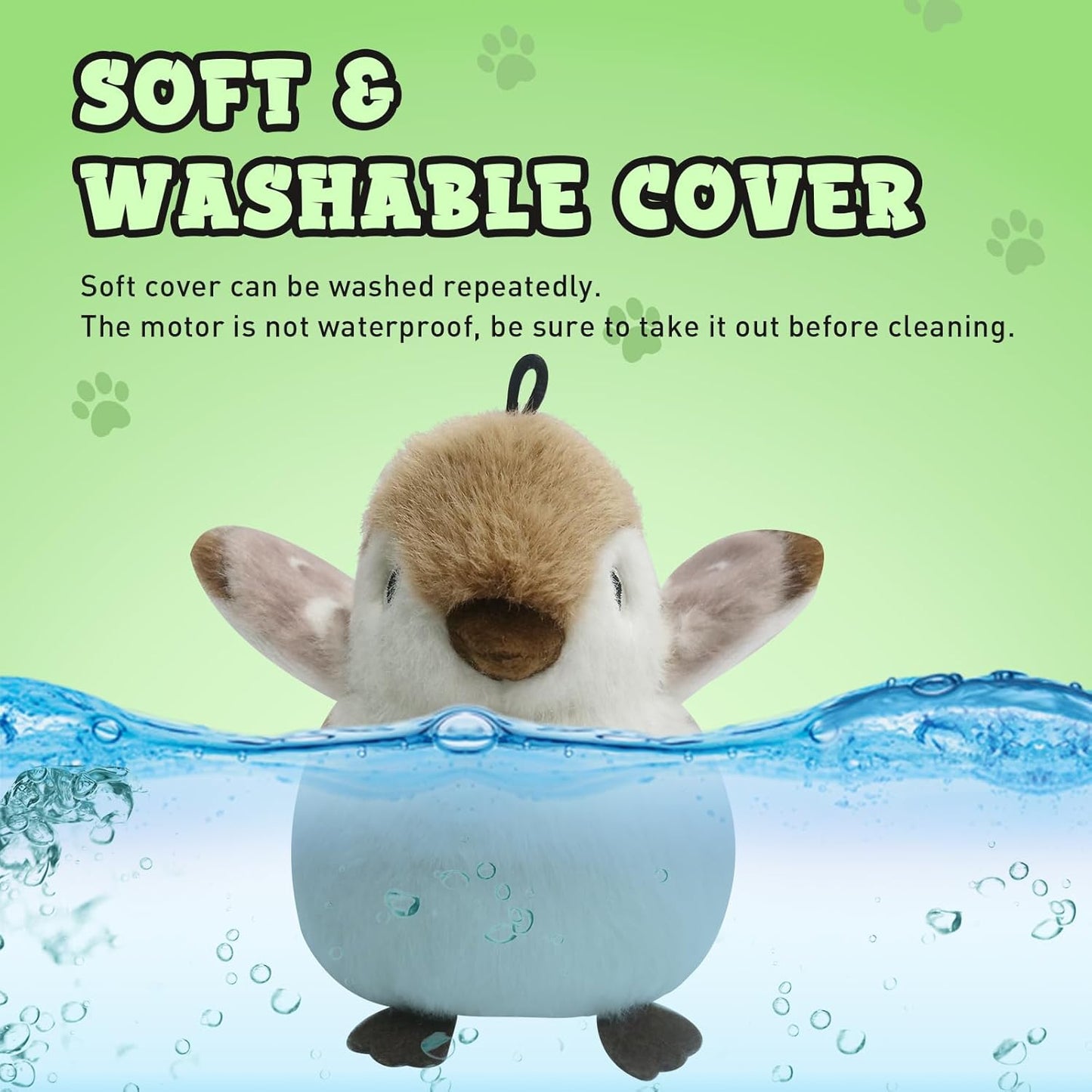 Cat Toys, Flapping Wings Cute Sparrow, No Flying, Chirping Bird Interactive Catnip Toy for Kitten or Small Dogs, Touch Activated, Rechargable