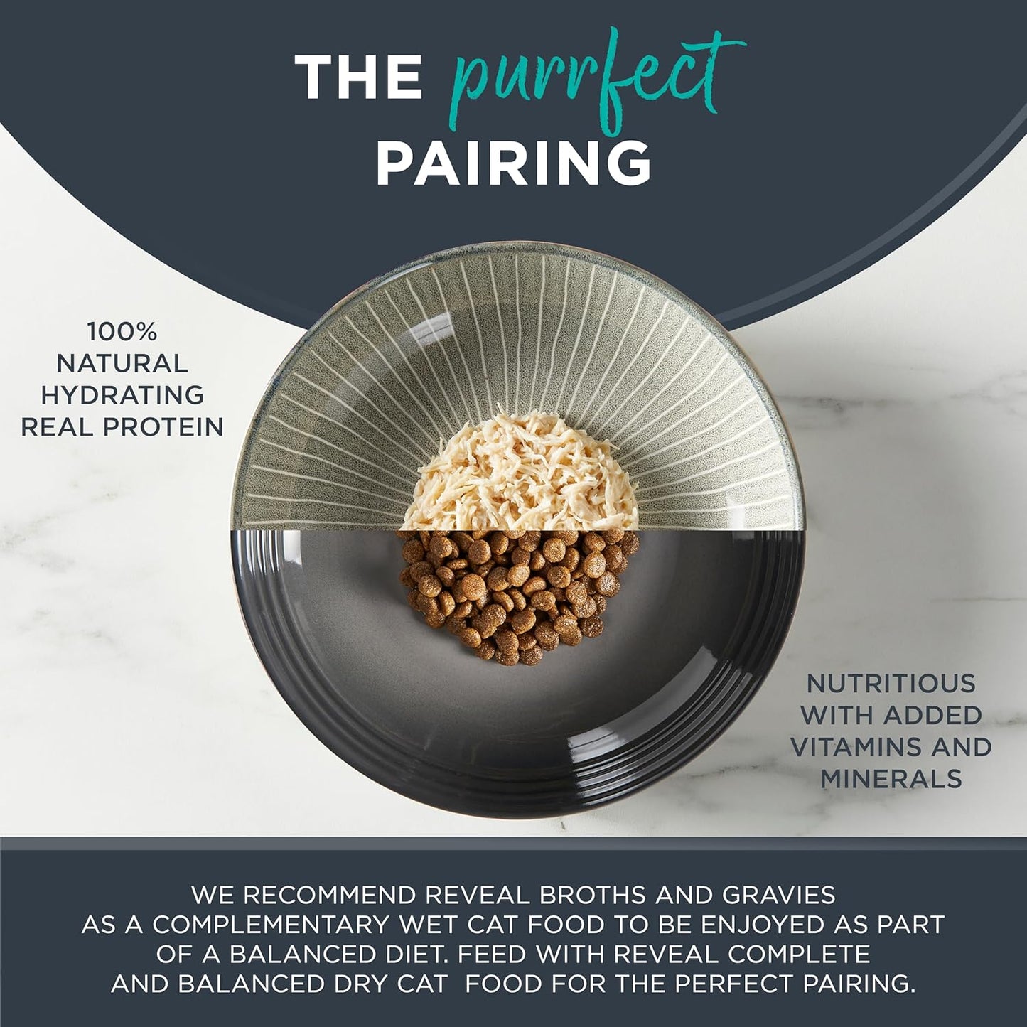 Reveal Natural Wet Cat Food, 24 Count, Grain Free, Limited Ingredient Canned Food for Cats, Tuna Fillet in Broth, 2.47 oz Cans