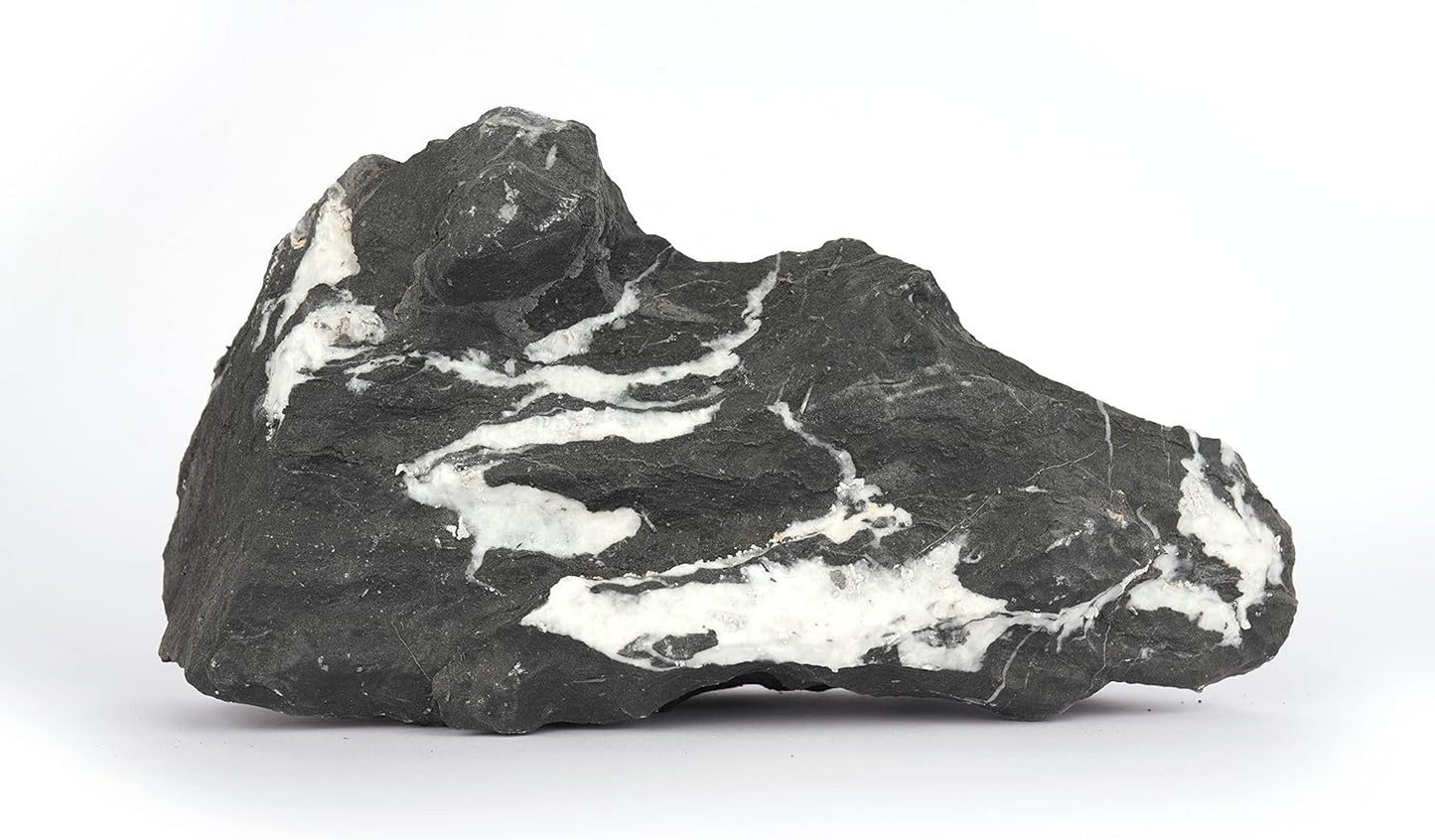 LANDEN Dark SEIRYU Stones Natural Rocks(17lbs, 3~11 inches,7-8pcs) for Aquarium, Paludarium, Terrariums, Landscaping Rocks, Decorative Aquarium Rocks