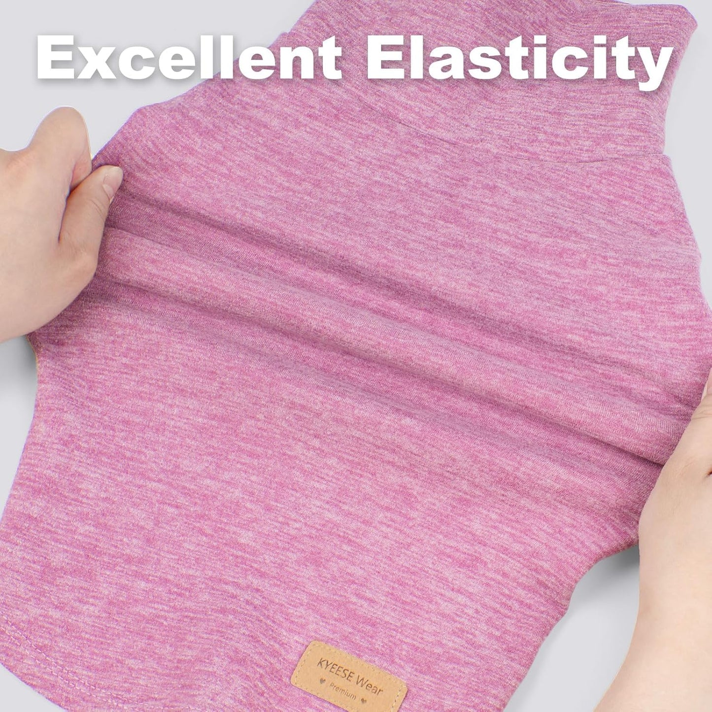 KYEESE 2Pack Dog Sweater Warm Pet Coats Soft Dachshund Clothes Dog Sweaters for Small Dogs Male Turtleneck Small Pets Sweaters Stretchy Dogs Clothes Pullover Pet Sweatshirt