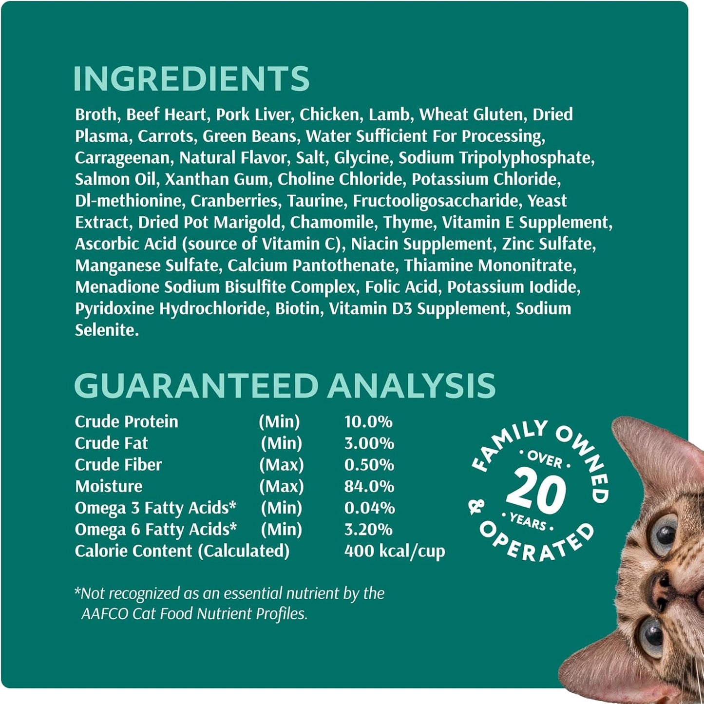 Optimeal Grain-Free Wet Cat Food – Lamb & Veggies Recipe, High Protein & Moisture Rich Indoor Adult Cats Food, Tender Morsels in Savory Gravy Natural Ingredients - 3 oz Pouches, 12 Pack