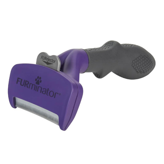FURminator deShedding Tool For Medium/Large Cats, Short Hair, Removes Loose Hair From Shedding