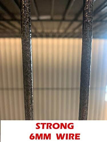 4 Size, Strong Castle PlayTop Parrot Cage for Large Macaws Cockatoos African Grey Amazon 40" x 30" x 73"H On Strong 6MM Wire