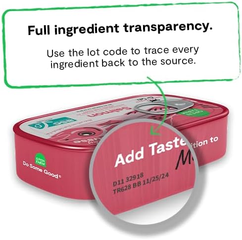 Open Farm, Canned Cat Food Topper, Silky Mousse Made with 95% Responsibly Sourced Icelandic Fish, Grain & Legume Free, Salmon Recipe, 3.17oz Cans (Pack of 17)