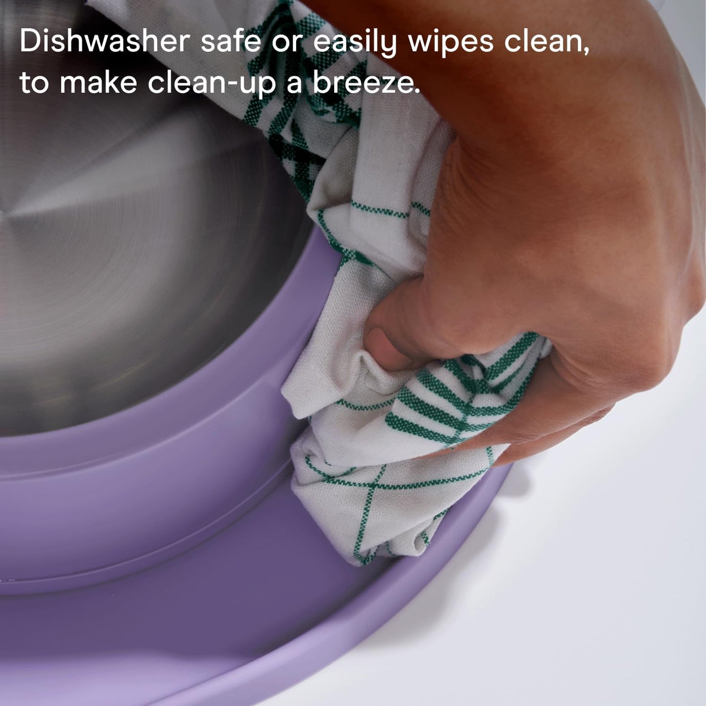 Wild One - Dog & Cat Placemat for Food & Water - Silicone, Non-Slip, Non-Toxic - Great for Travel - Standard (Lilac)