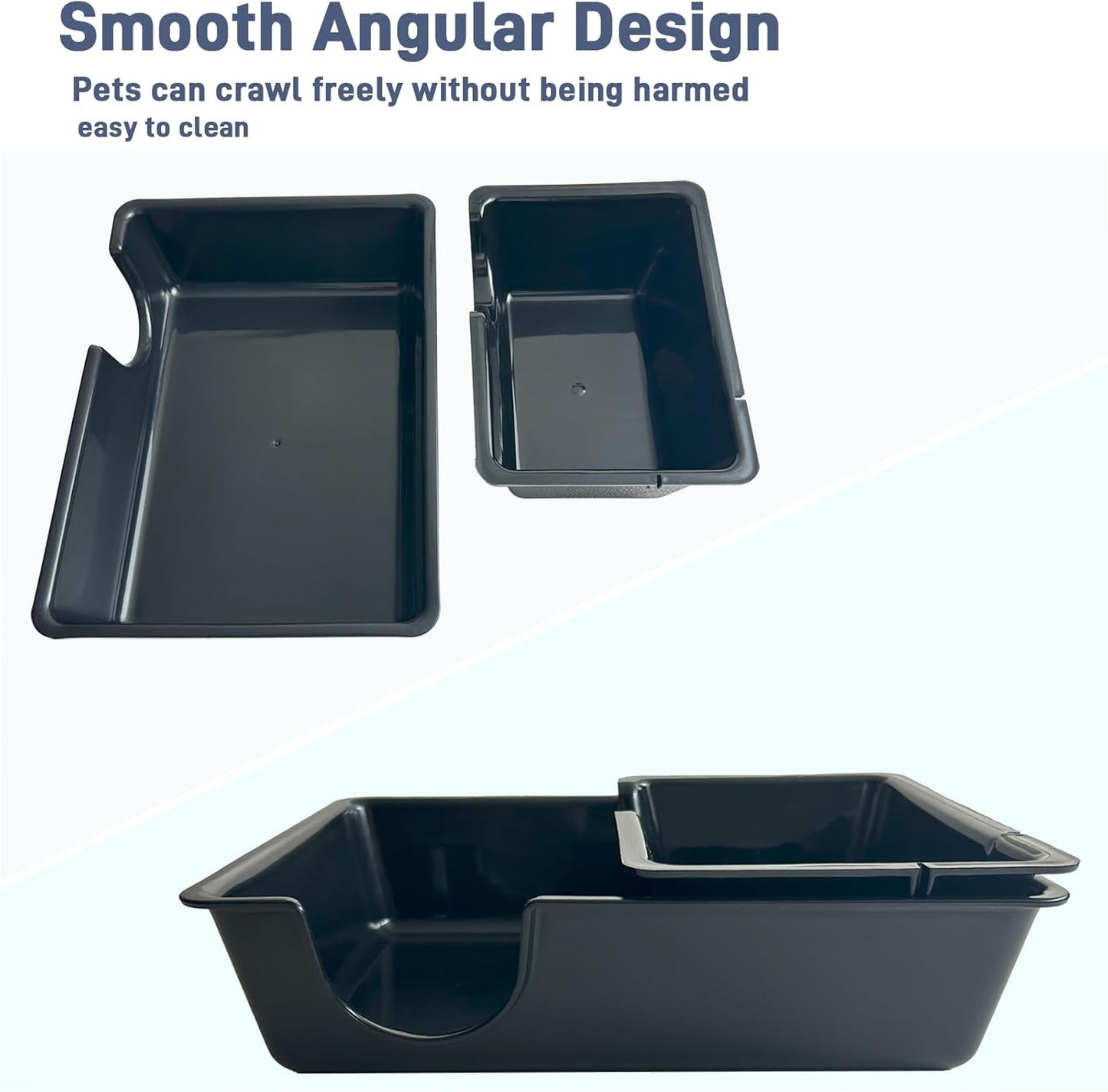 Small 2 Pcs Humid Hideout Cave for Reptiles, Snake Hide for Ball Pythons, Gecko Hide, Leopard Geckos, Bearded Dragons,Compact Terrarium Decor with Easy-Clean Design (6.70"x4.72"x2.56")