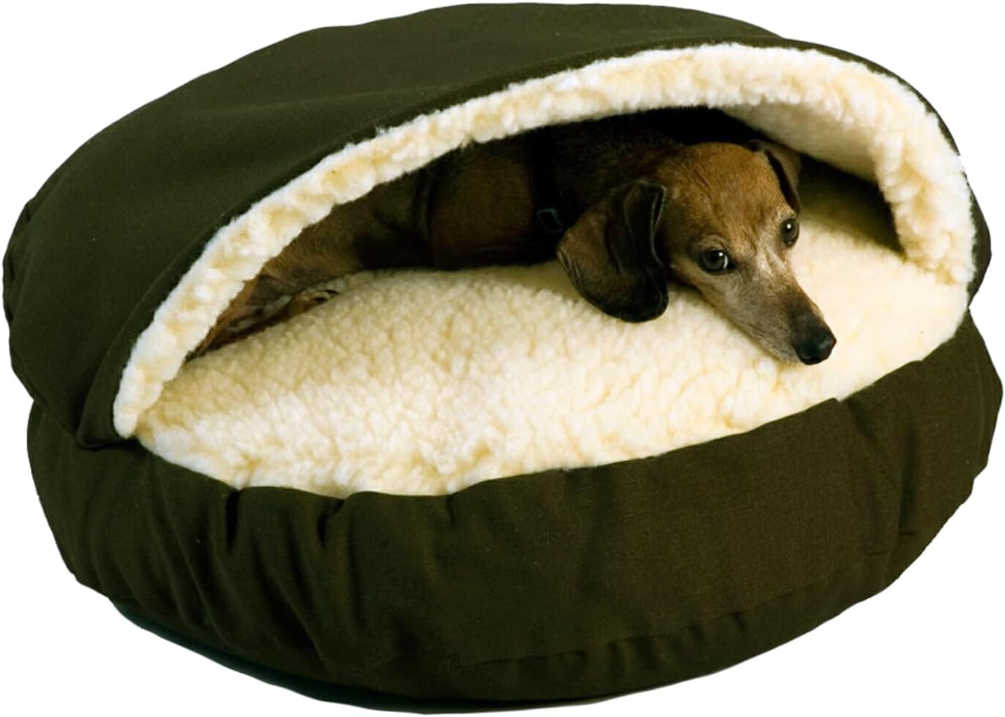 Small Snoozer Cozy Cave, Olive