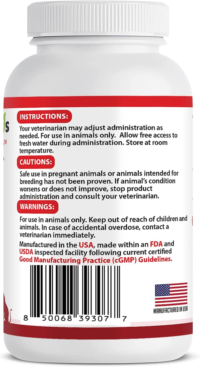 RENARAMAX Dietary Phosphate Binder and Renal Support Supplement for Cats and Dogs Count (Made in U.S.A) (120 Caps)