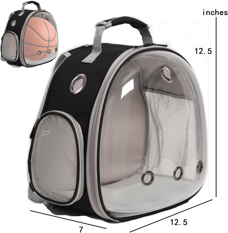 Reptile Travel Carrier for Bearded Dragon,Guinea Pig Carrier,Guinea Pig Carrier for 2,Reptile Travel Carrier for Lizards Sugar Glider Hedgehog Rat Parrot Birds (Green, Backpack)