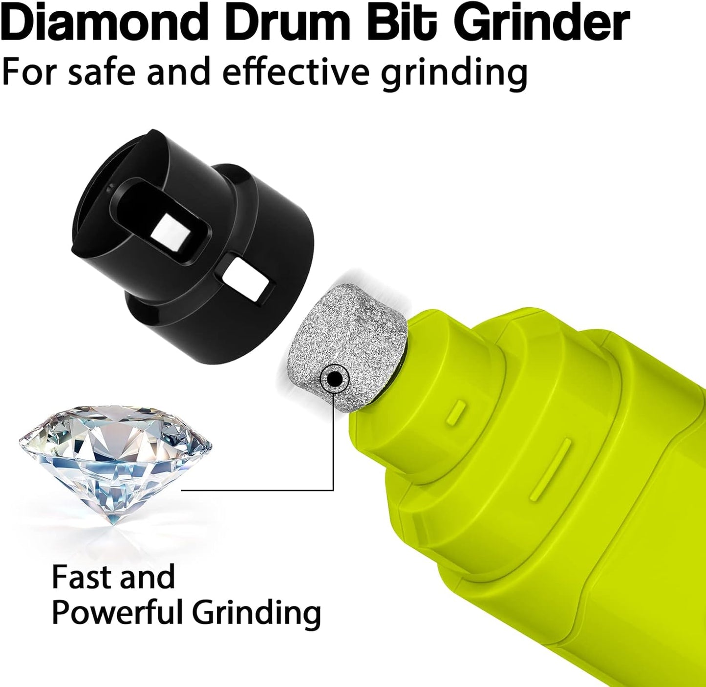 Casfuy Dog Nail Grinder Upgraded - Professional 2-Speed Electric Rechargeable Pet Nail Trimmer Painless Paws Grooming & Smoothing for Small Medium Large Dogs & Cats (Green)