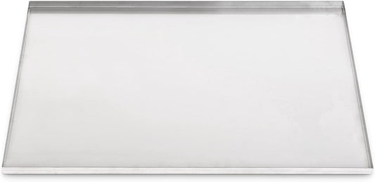 29.5" x 19.75" Metal Replacement Dog Crate Pan Chew Proof Crack Proof Pet Kennel Tray Central Dog Training Crate Pan Pet Supplies, Galvanized, 1" H