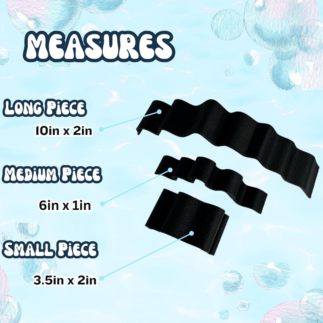 REEFSHAPE Aquarium or Terrarium Substrate Cliffs Combo Pack | Separate Substrate Layers in Aquariums or Terrariums to Create Cliffs & Depth | Made in USA (Cliff Combo, Black)