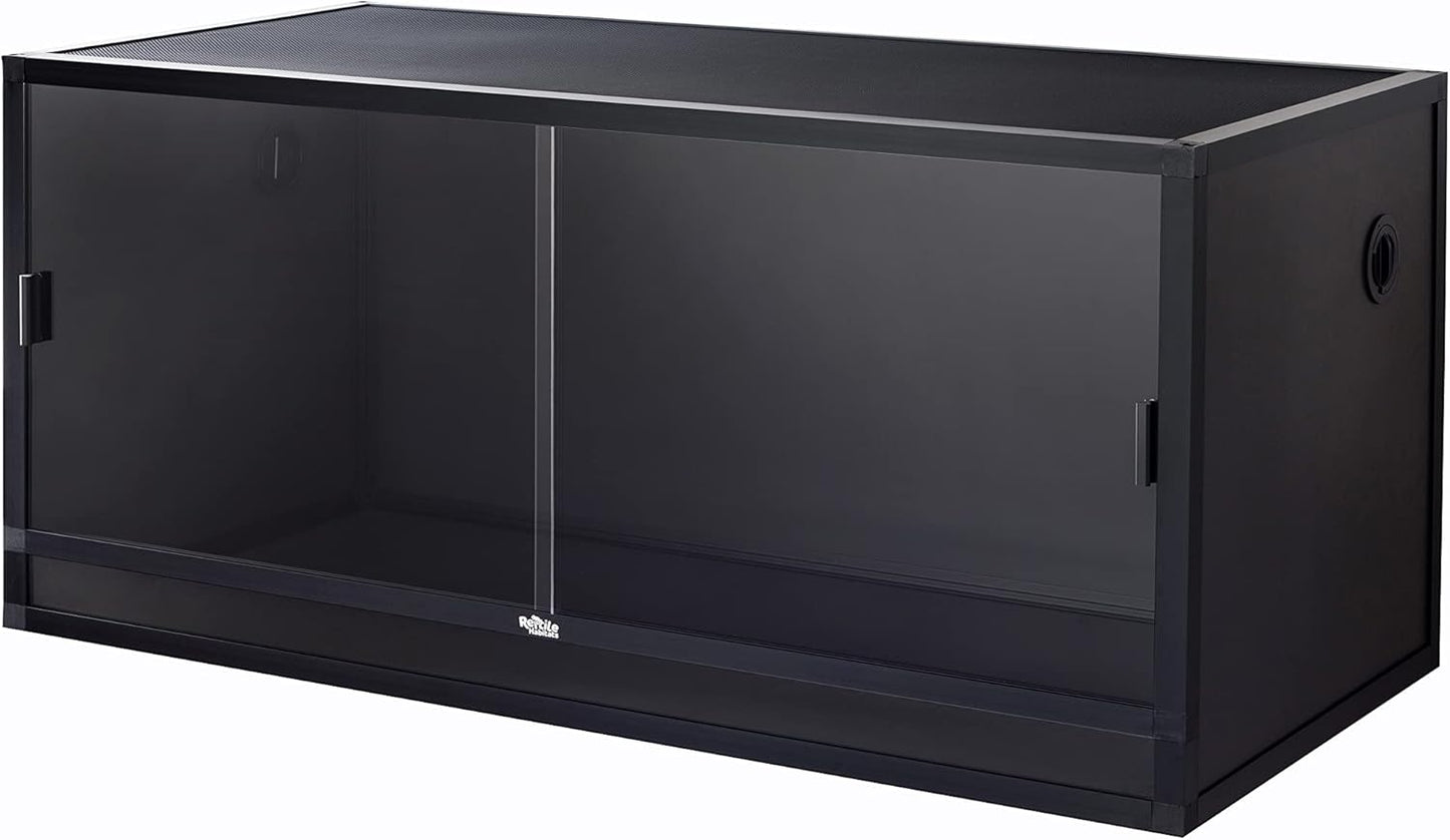 4x2x2 (120 Gallon) Bearded Dragon Enclosure V2 PVC Panels, Glass Doors, Lightweight, Easy to Assemble, Heavy Duty Screen, Aluminum Frame