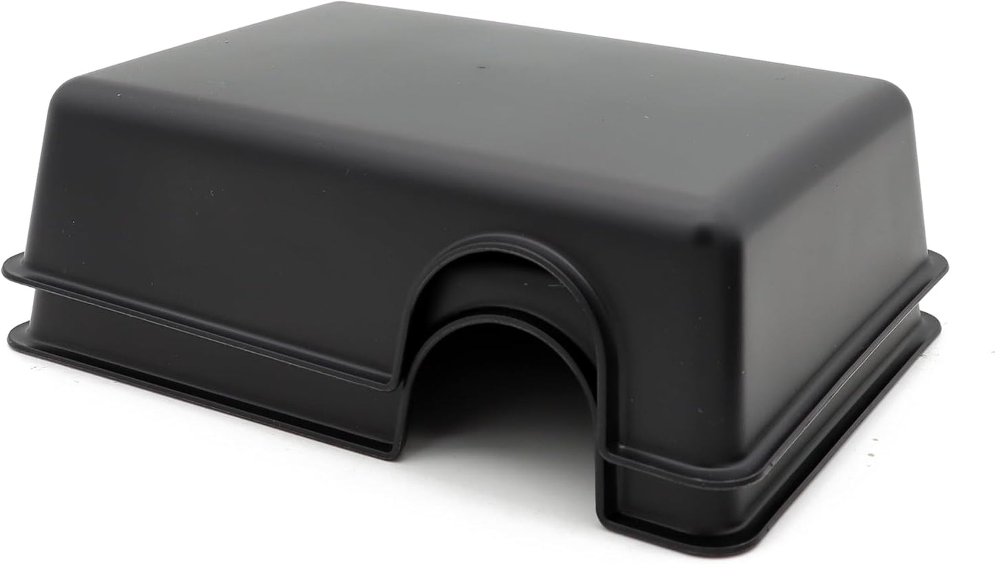 Reptile Hide Box Snake Hide Feel Secure and Safe, Gecko Hide (Black, Large 2 Pcs)