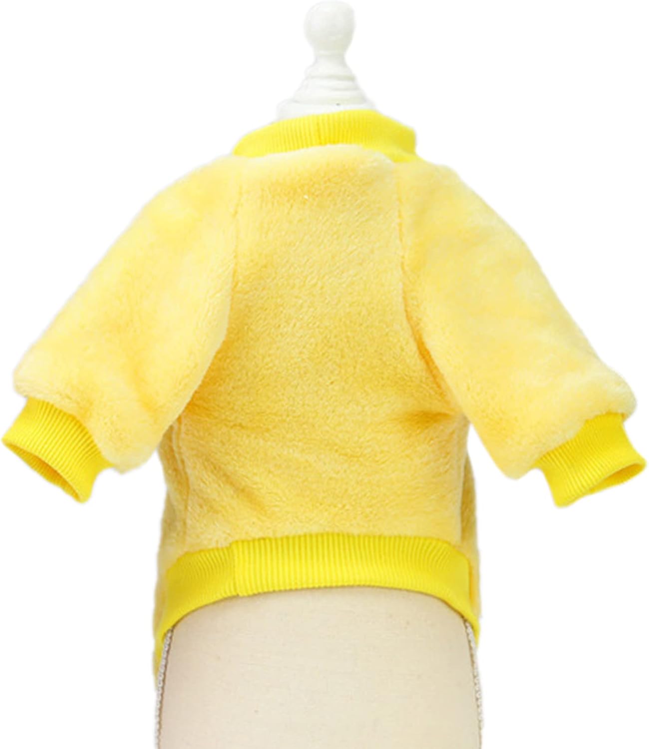Jecikelon Pet Dog Clothes Dog Sweater Soft Thickening Warm Pup Dogs Shirt Winter Puppy Sweater for Dogs (Z01-Yellow, XX-Small)