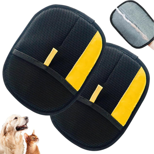 Pet Hair Removal Glove,Kivori Pet Grooming Gloves,Cat Grooming for Hair Removal,Versatile Reusable Pet Hair Remover Glove