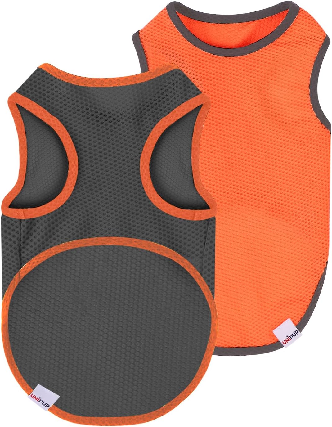 2 Pack Cooling Shirts for Dogs, Lightweight Mesh Breathable Dog Clothes for Small Dogs Boy Girl,Sun-Protection Sleeveless Shirts for Dog&Cat Puppy Vest Pet Apparel - M