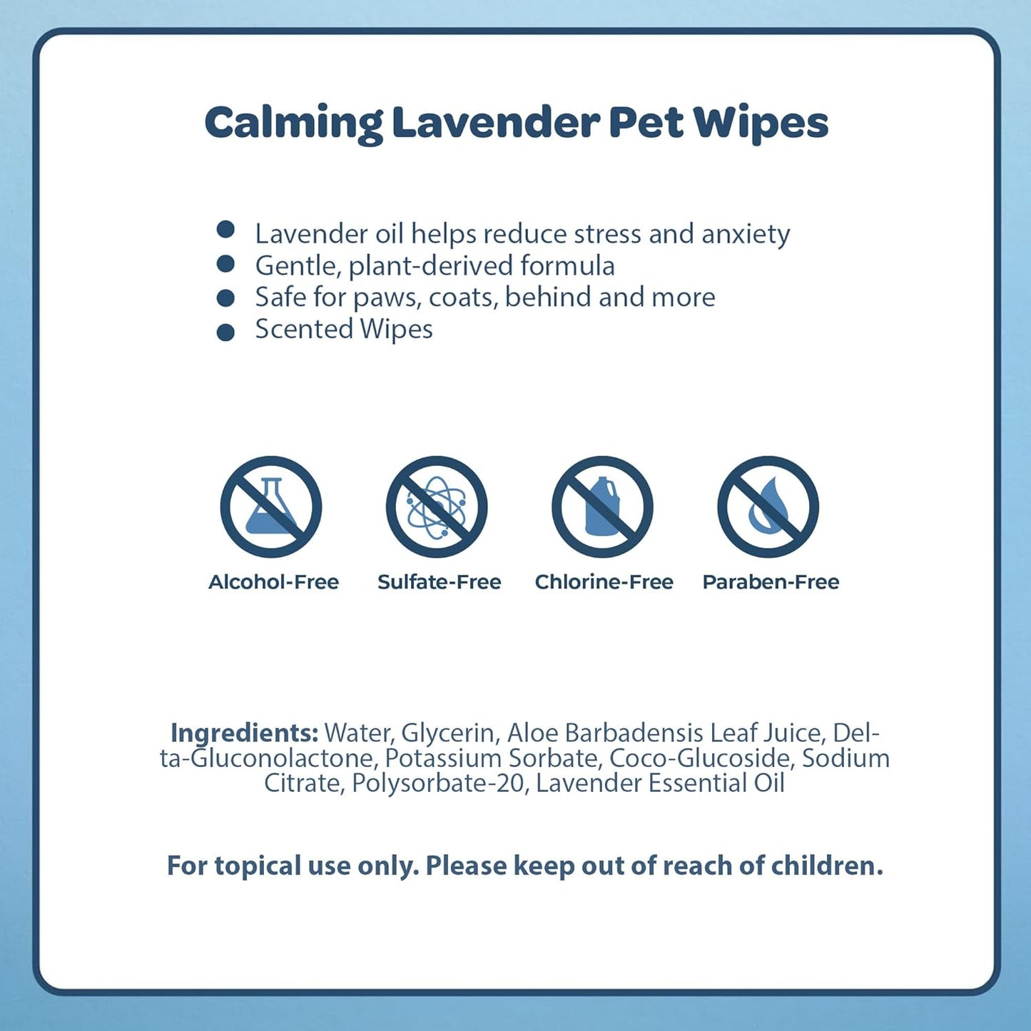 Best Pet Supplies Pet Grooming Wipes for Dogs & Cats,Deodorizer for Coats & Dry, Itchy, or Sensitive Skin, Clean Ears, Paws, Body, & Butt - Calming Lavender, 400 Count