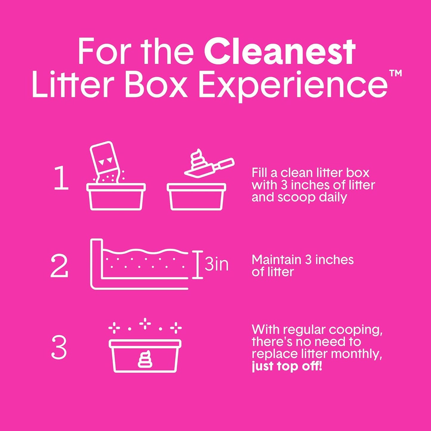 Boxie® Glo™ 30 Day Odor Control Clumping Clay Cat Litter, 28lb, Multi-Cat, 99.9% Dust-Free, Low Tracking, UV Light Attractant, Superior Clumping for Easy Scooping