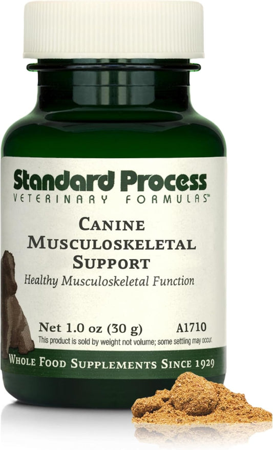 Standard Process Canine Musculoskeletal Support - Bone & Joint Health Formula for Pets - Canine Musculoskeletal Support Supplement - Supplement for Dogs to Aid Joint Comfort & Muscle Health - 30 g