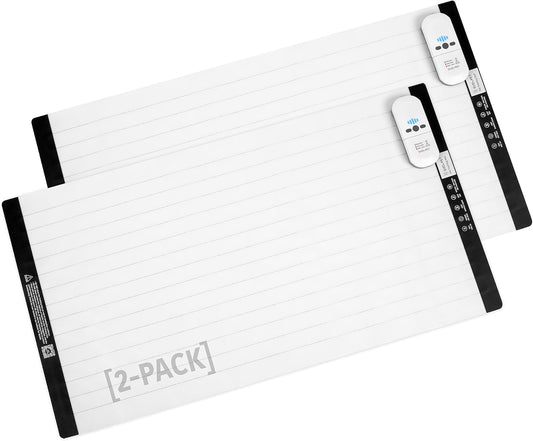 SVD.PET (2-Pack Pet Training Mat with Tester, Pet Shock Pad, Dogs & Cats Electronic Repellent mat for Indoor, 3 Training Modes, 5 Levels, Pet Safe Mode (White controler 30" X 16")