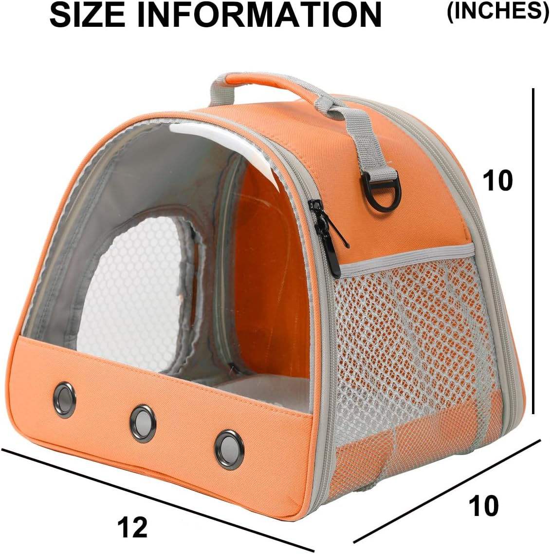 Rabbit Travel Carrier,Lizards Carrier, Small Animal Travel Bag for Bunny Sugar Glider Hedgehog Rat Parrot Bird Guinea Pig, Portable Guinea Pig Travel Cage for 2