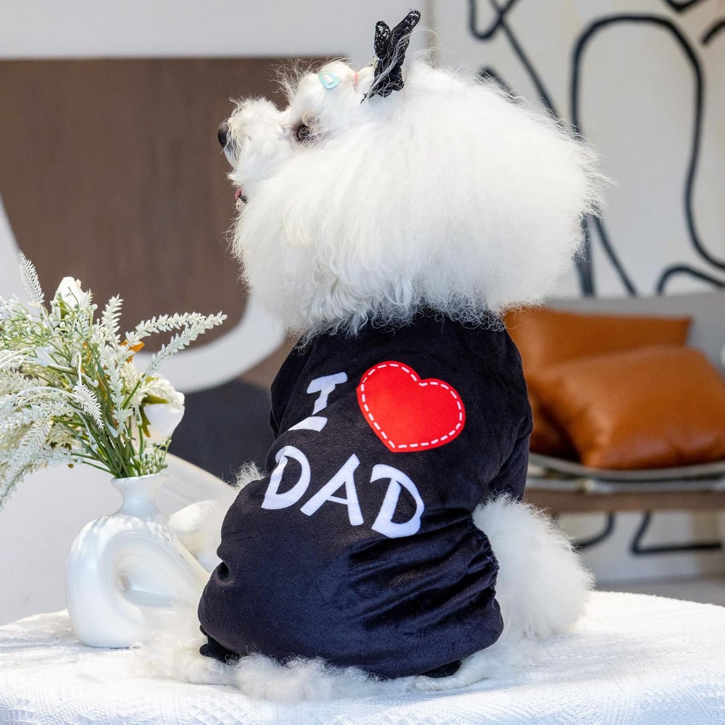 CuteBone Dog Halloween Pajamas Puppy Onesies Small Dogs Soft Pjs Coat Cat Apparel Comfy Pet Christmas Clothes Outfit Doggie Bodysuit P296S