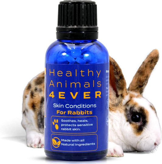 HA4E - Rabbit Skin & Fur Treatment - Natural, Homeopathic Tablets for Itch Relief & Comfortable Skin - 300 Tablets