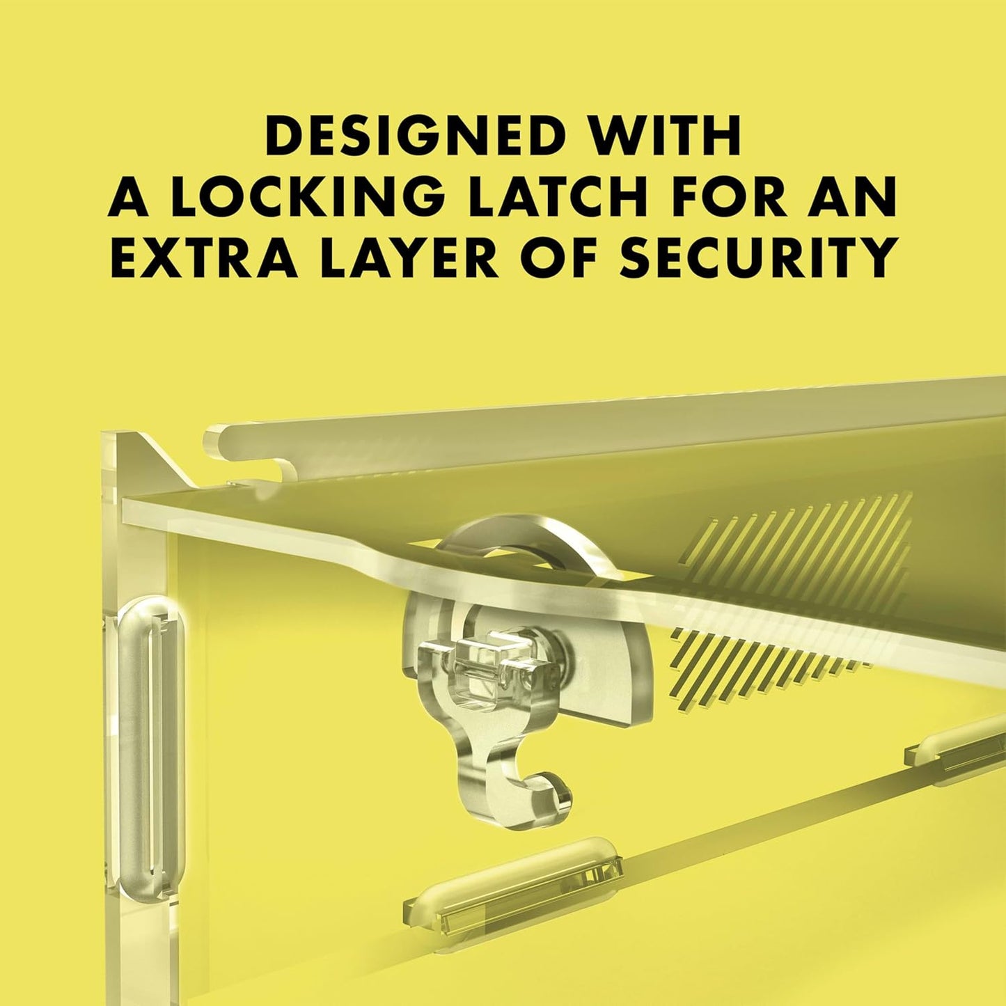 Zilla Micro Habitat Terrarium, Terrestrial, with Locking Latch, for Isopods, Spiders, Insects, Small