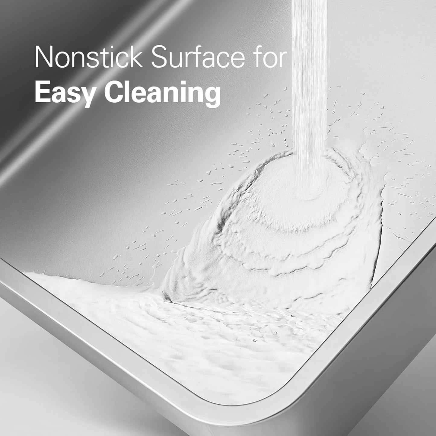 Zarler Stainless Steel Litter Box for Kittens, Small Cat Litter Boxes 17" L x 13" W x 11.8" H, Metal Kitty Litter Box with High Sides, Yellow (Non-Sticky, Easy to Clean, Anti-Urine Leakage)