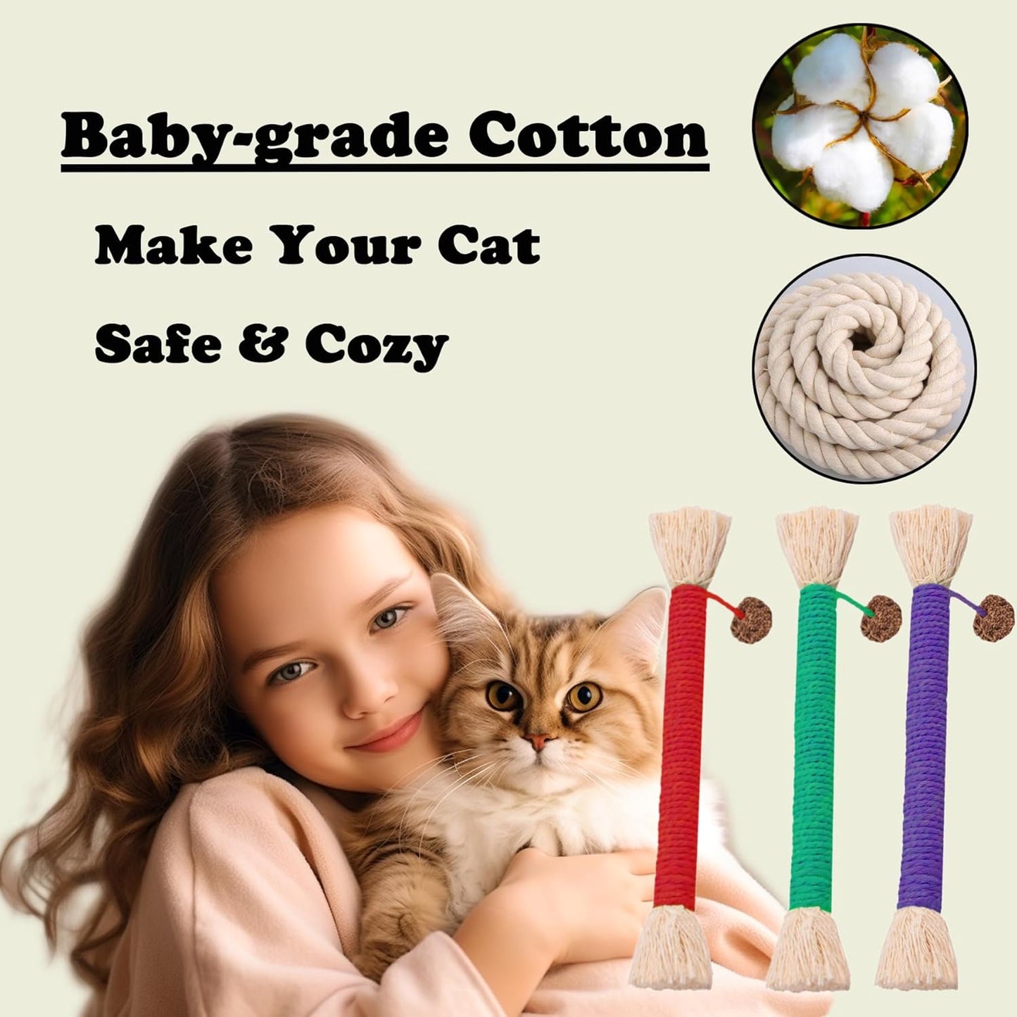 Cat Toys 3Pack Silvervine Chew Stick Kitten Treat Catnip Toy Kitty Natural Stuff Catnip for Cleaning Teeth Indoor Dental Snack Interactive