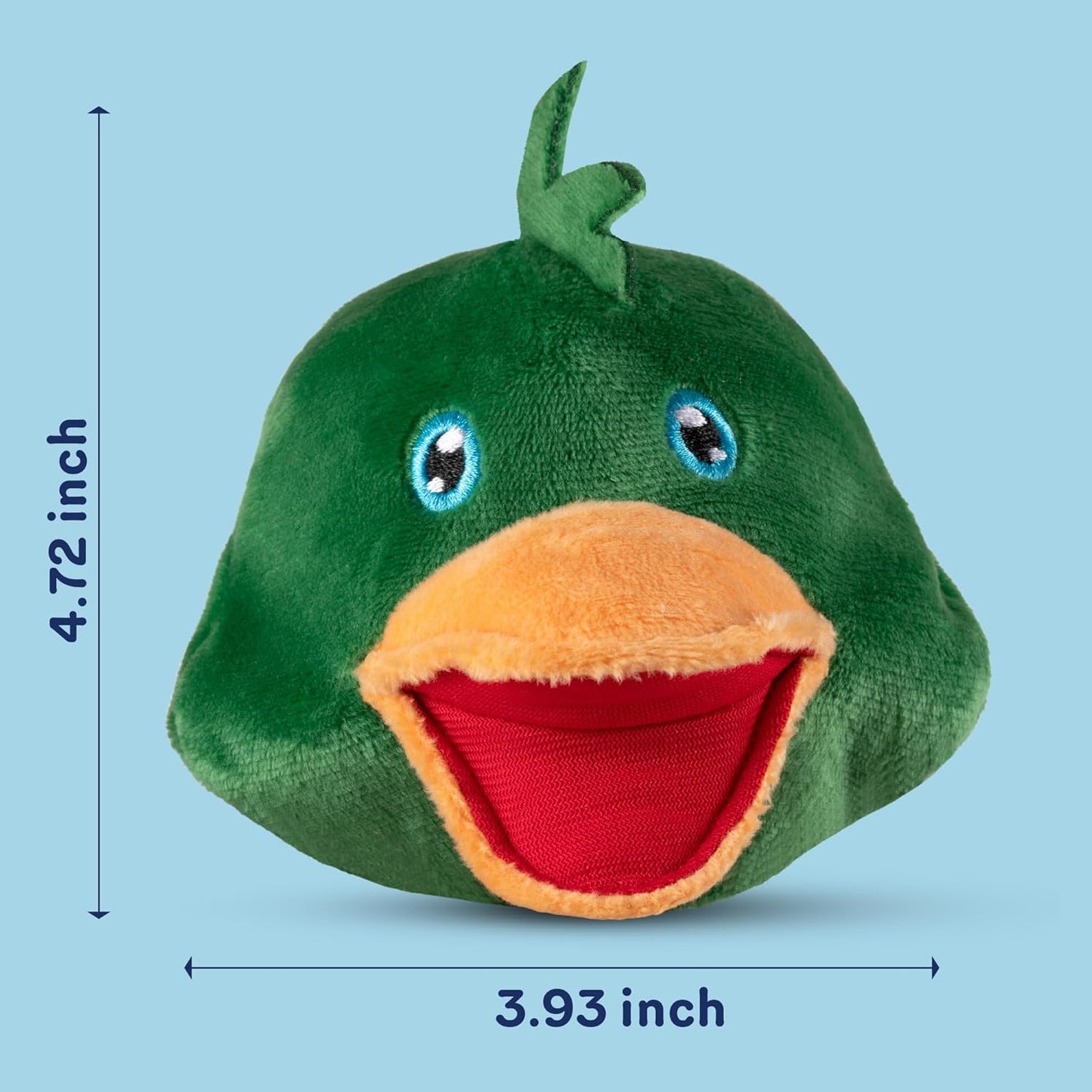 Dog Toys for Aggressive Chewers (3in1) - Squeaky Toys Interactive for Medium Dogs, Large & Small Breeds - Puppy Teething Chew Toy - Juguetes Perros - Duck