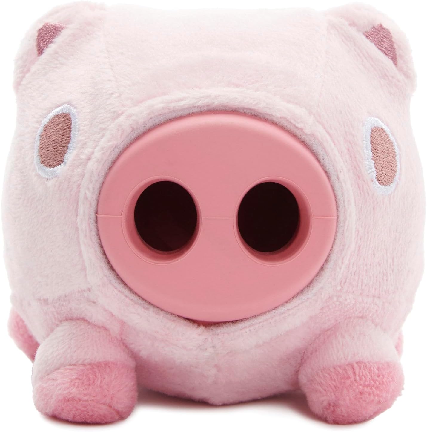 Barkbox Hambone Super Chewer Tough Dog Chew Toy for Aggressive Chewers, Plush Cover with Rubber Core - 2 Toys in 1 – Two Layer Treat Dispensing Dog Toy for Large Dogs