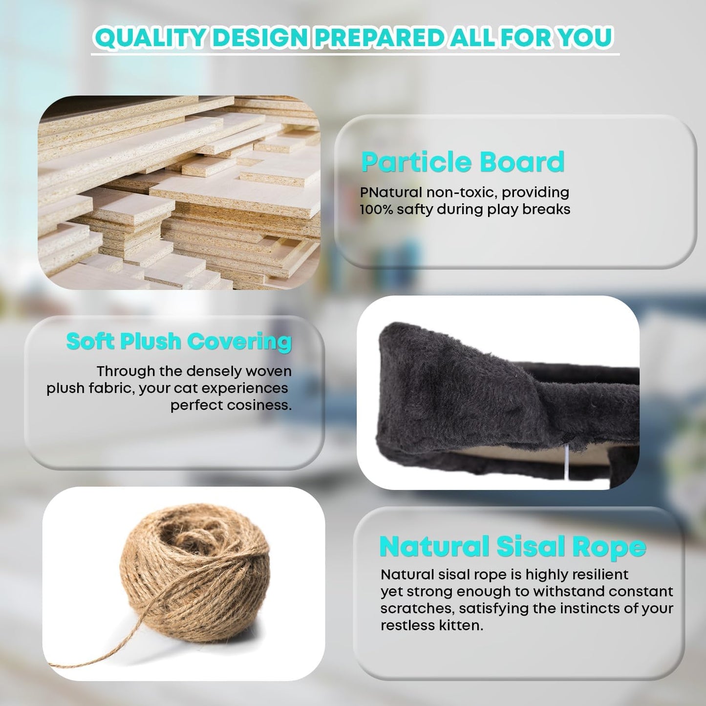 FDW Cat Tree 70in Cat Tower Multi-Level Durable Cat Scratching Post & Cozy Fun Cat Jumping Platform Space Saving Cat Condo Pet Play House for Indoor Cats,Dark Gray