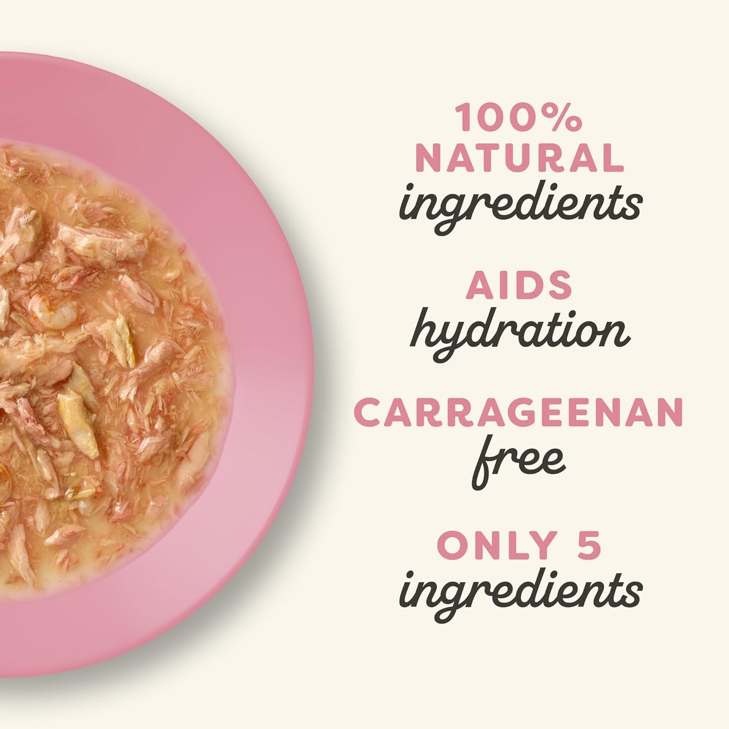 Applaws Natural Wet Cat Food in Gravy, Limited Ingredient Canned Wet Cat Food, No Additives, Made with Natural Ingredients, Tuna Fillet & Shrimp in Gravy (24 x 2.47oz Cans)