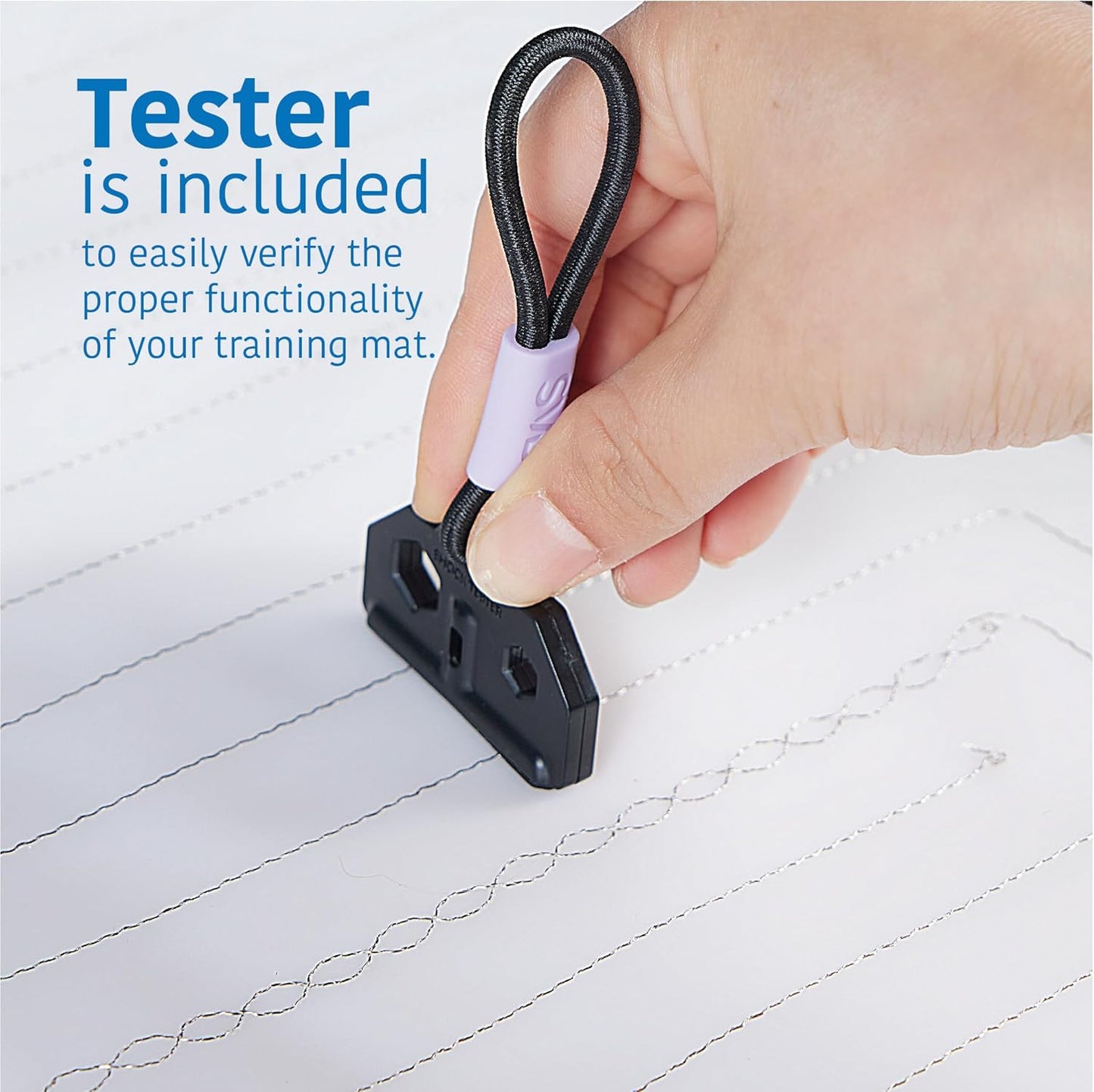 SVD.PET (2-Pack Pet Training Mat with Tester, Pet Shock Pad, Dogs & Cats Electronic Repellent mat for Indoor, 3 Training Modes, 5 Levels, Pet Safe Mode (White controler 22" X 16")