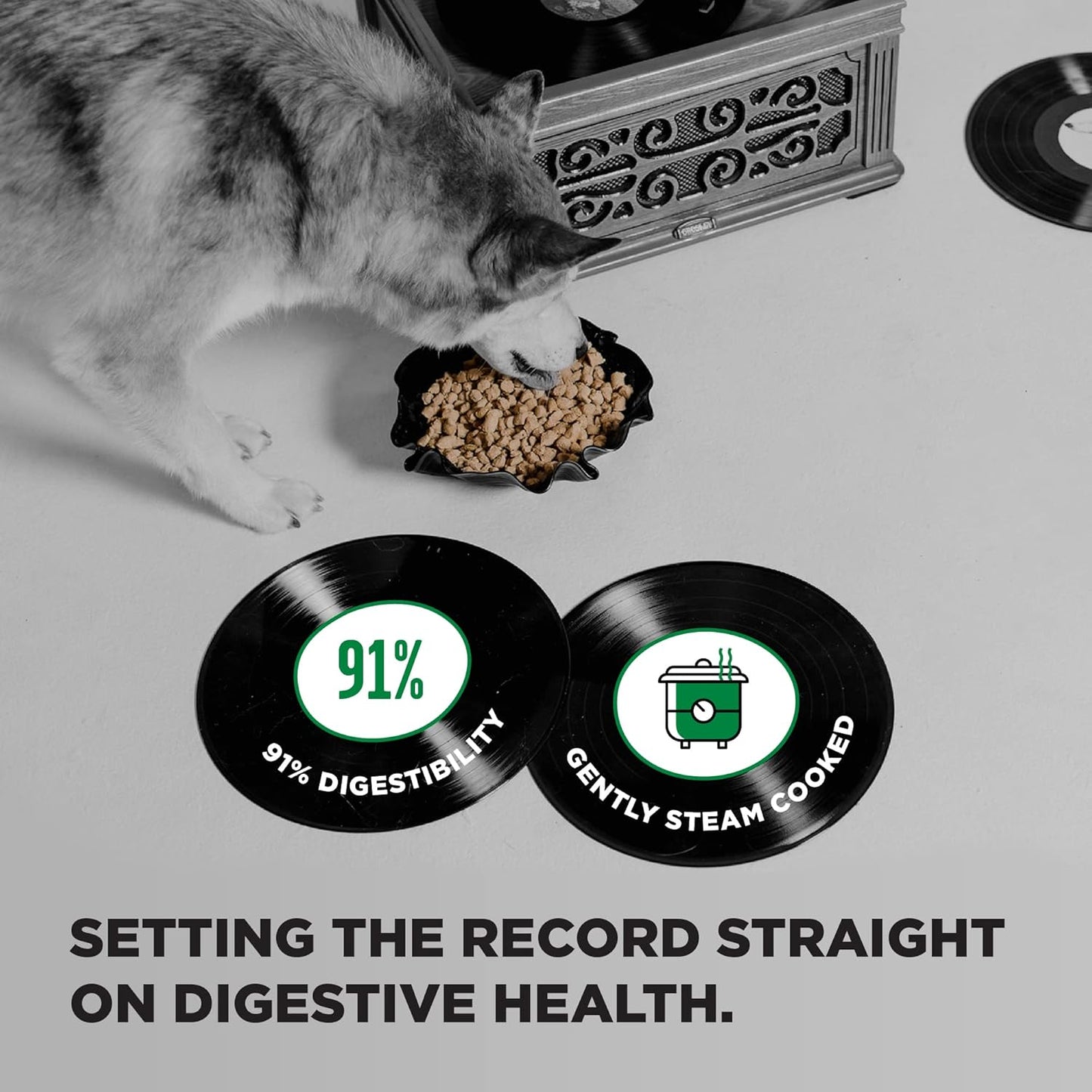 BIXBI Liberty Grain Free Dry Dog Food, Original Recipe Puppy, 11 lbs - Fresh Meat, No Meat Meal, No Fillers - Gently Steamed & Cooked - No Soy, Corn, Rice or Wheat for Easy Digestion - USA Made