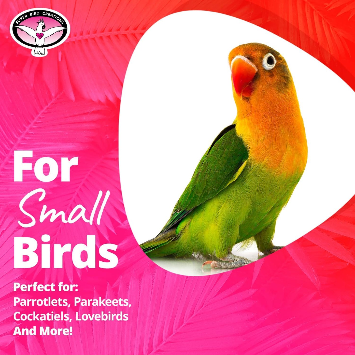 Super Bird Creations SB1151 Sure-Grip Grooming Perch Small, Small Bird Size - Enriches Beak and Foot Health - Ideal for Parrotlets Parakeets Finch Canary - Small Bird Size, 1/2" diam x 6" (Small)