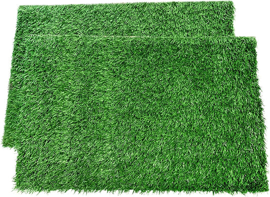 LOOBANI Dog Grass Pee Pads, Artificial Dog Grass Pads for Potty Tray, Fake Grass for Dogs to Pee On, Outdoor Indoor Pee Grass for Dog Potty (18*28 inch)