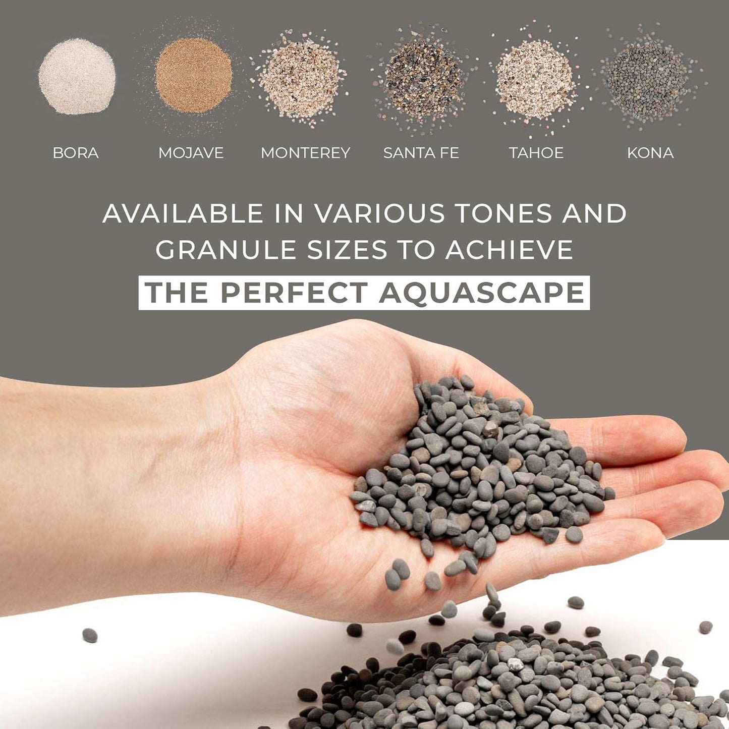 Ultum Nature Systems Controsand Kona Aquarium Sand (8L) - Freshwater Tank Substrate for Live Shrimp & Planted Aquariums