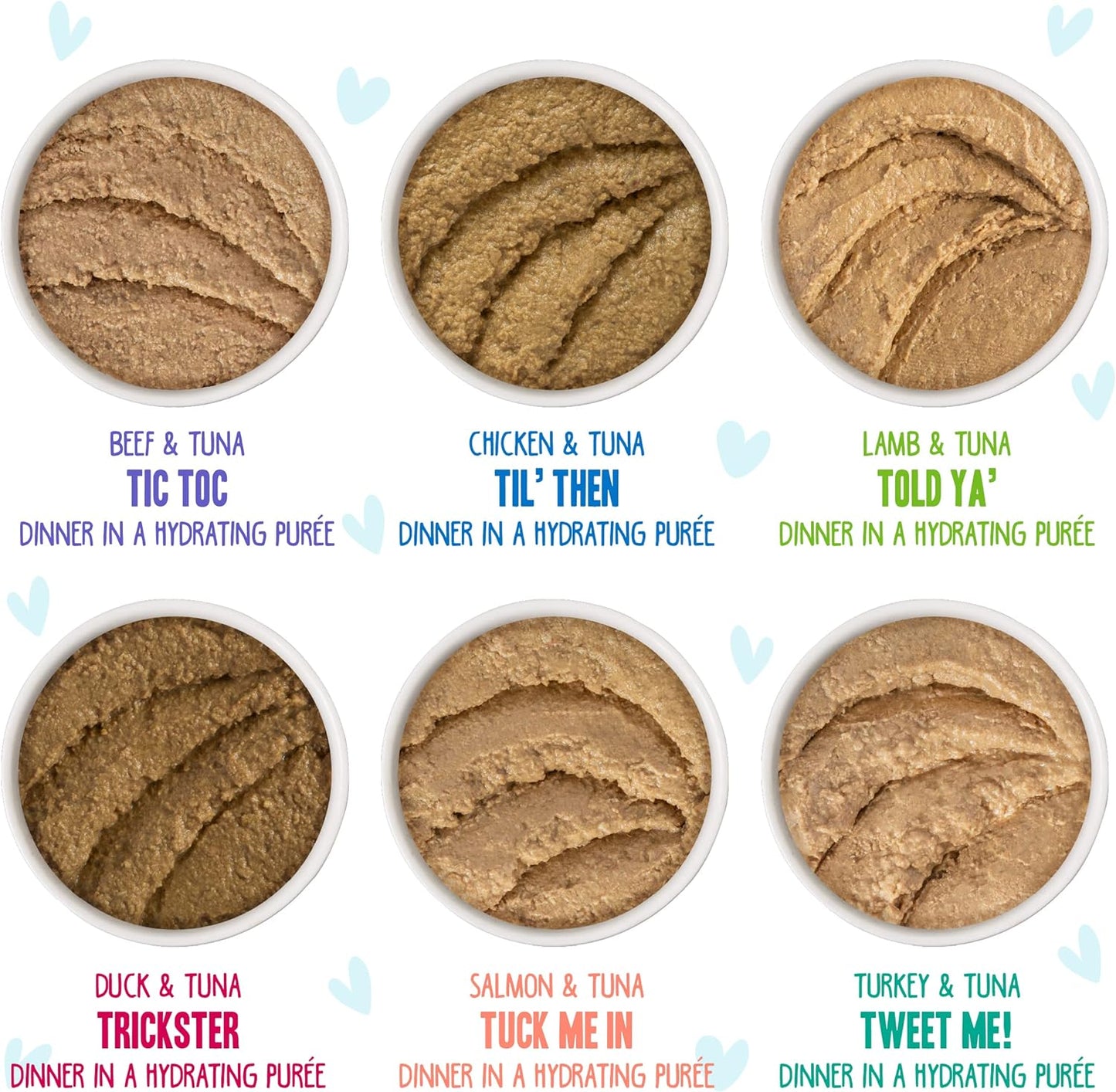 Weruva B.F.F. Play - Best Feline Friend Paté Lovers, Aw Yeah!, Play Paté Buffet Variety Pack, 2.8oz Can (Pack of 18)