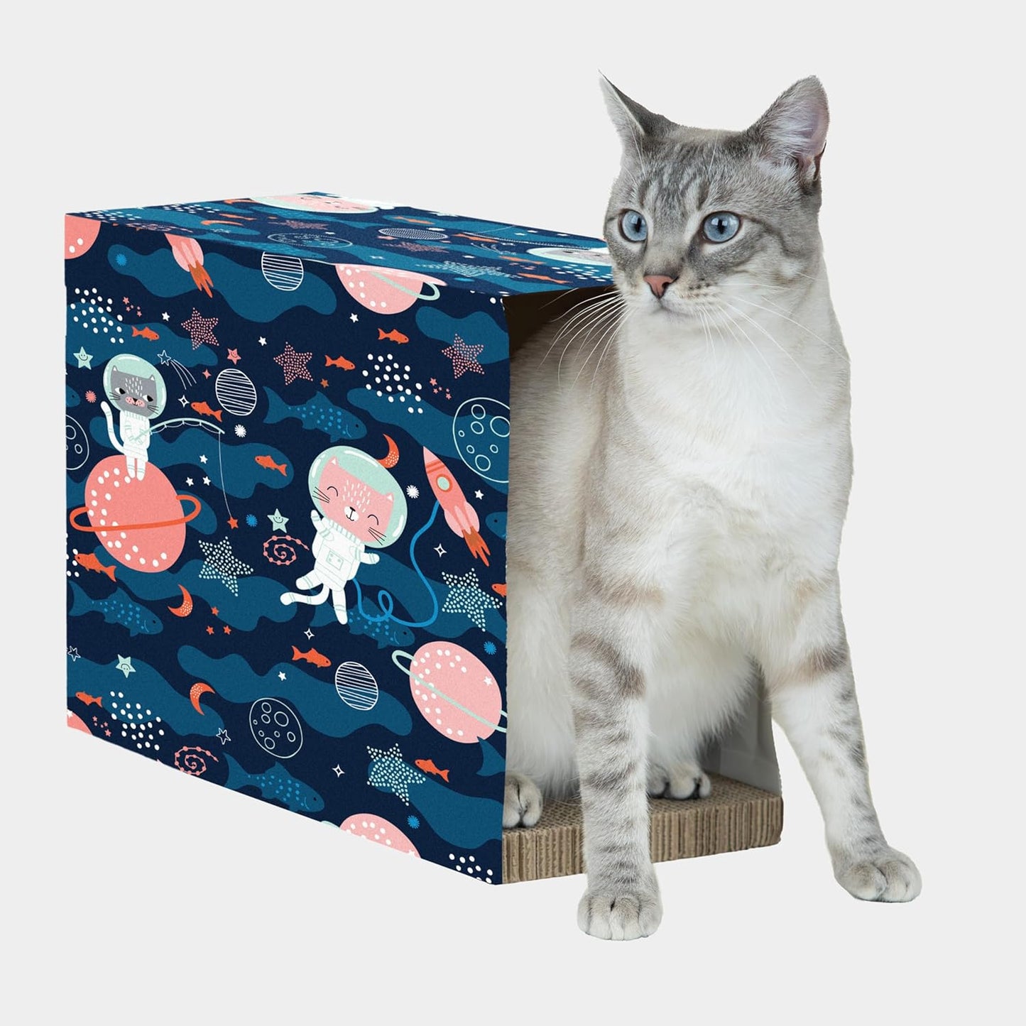 Kitty City Paper Bag Scratchers for Cats, Galatic Paper Bag 2-Pack