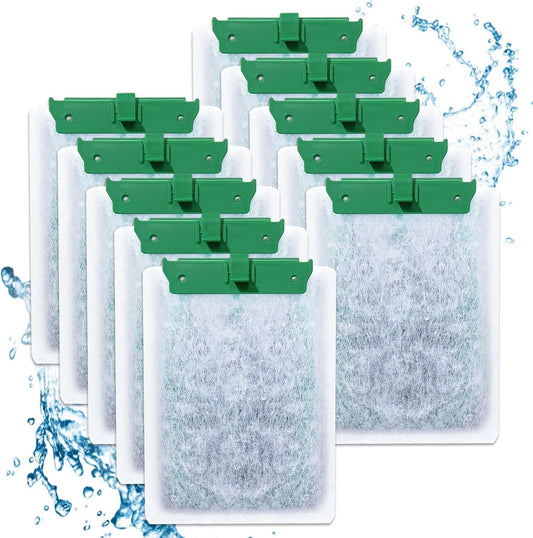 10PCS Medium Filter Cartridges Compatible with Tetra Whisper Bio-Bag Filter Cartridges Medium for Aquariums 10i IQ10 PF10, Fish Tank Filter Cartridges Power Filter Replacement for Tetra Filter
