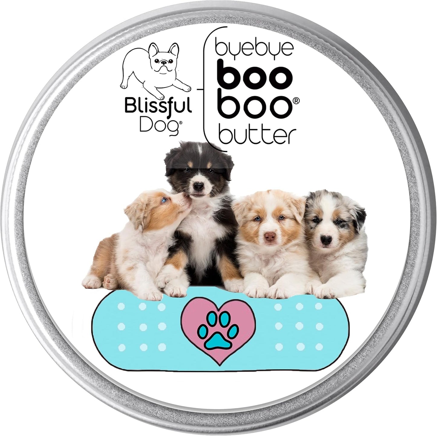 The Blissful Dog 4 oz TIN Australian Shepherd Booboo Butter