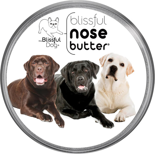 The Blissful Dog Labrador Retriever Nose Butter, Versatile Dog Nose Balm for Dry Nose, Handcrafted Nose Moisturizer, Easy-to-Apply Dog Essentials, Unscented, 8 oz.