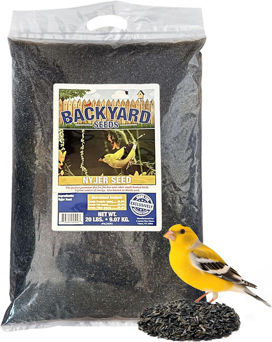 Thistle Seed for Finches – Premium Wild Bird Food for Goldfinches, Siskins & Small Songbirds | High-Energy, No-Filler, Cleaned Seed