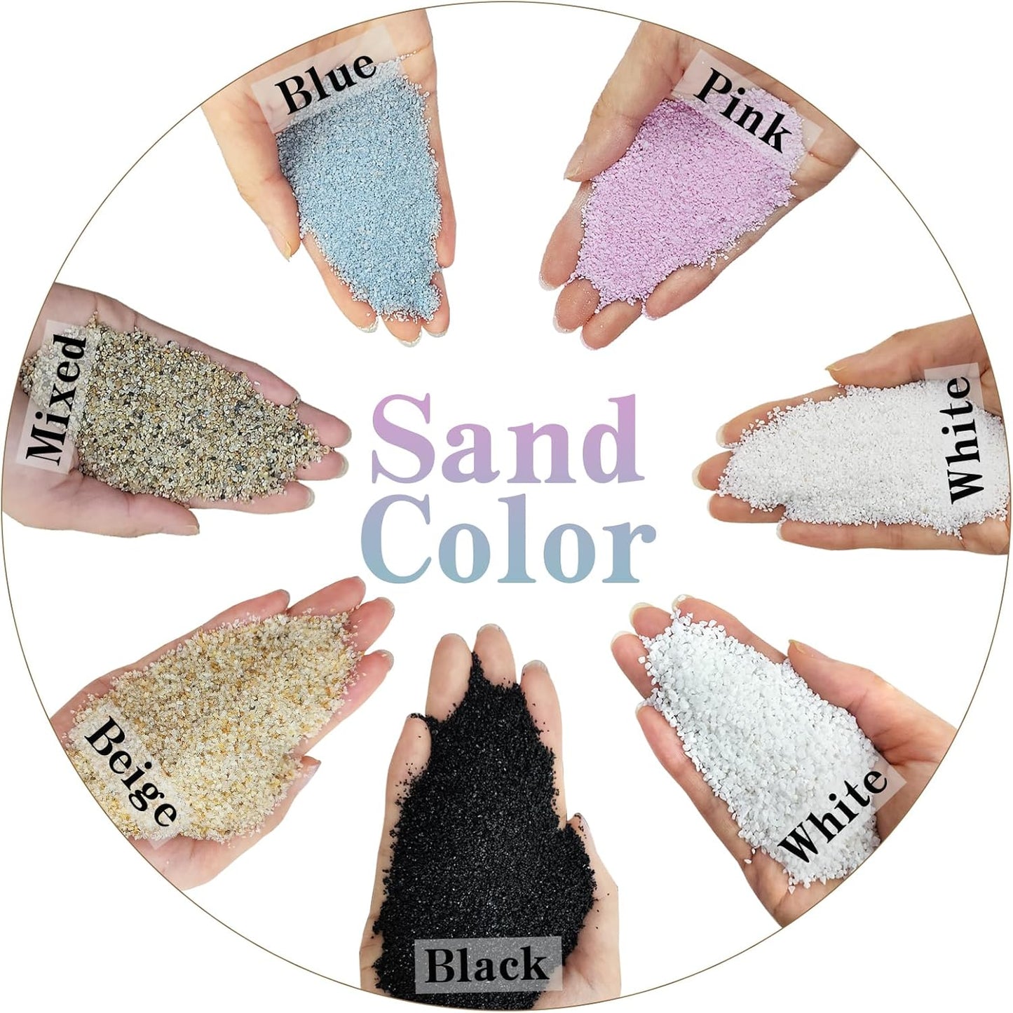 5 lbs Pink Sand, 0.4-0.8 mm Decorative Sand for Aquarium, Fish Tank, Paintings, Candle, Vase Filler, Wedding Ceremony, Arts Crafts and Bowl Fillers